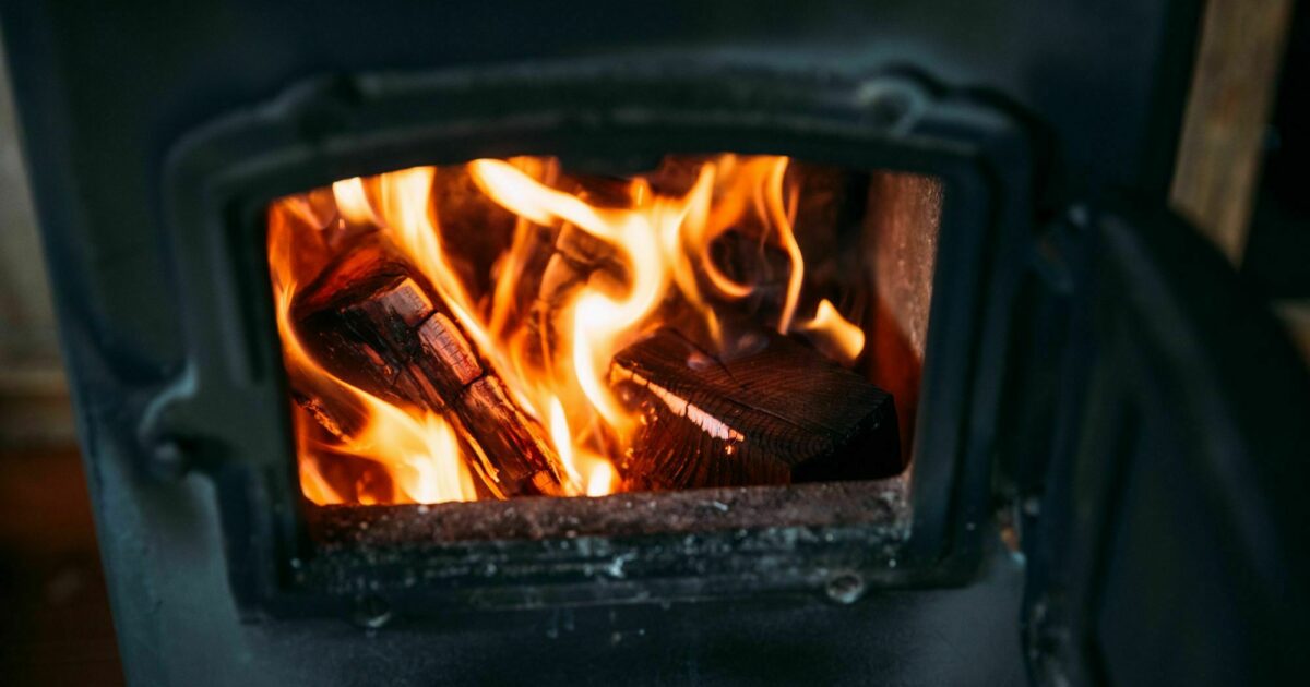 How to create a good fire in your wood burner - Feather Down