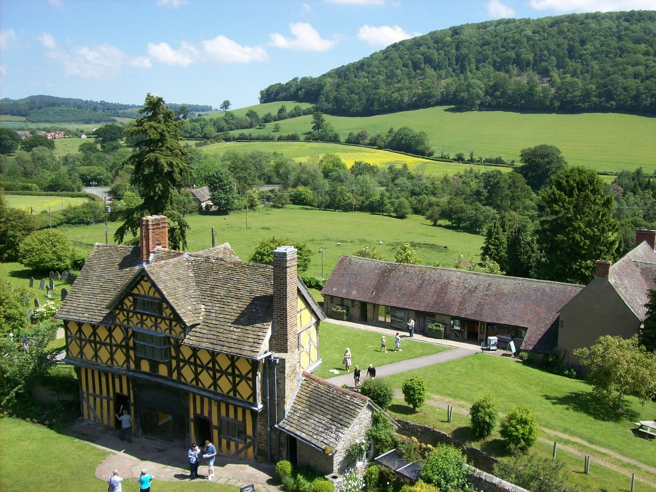 Stokesay Castle in Shropshire